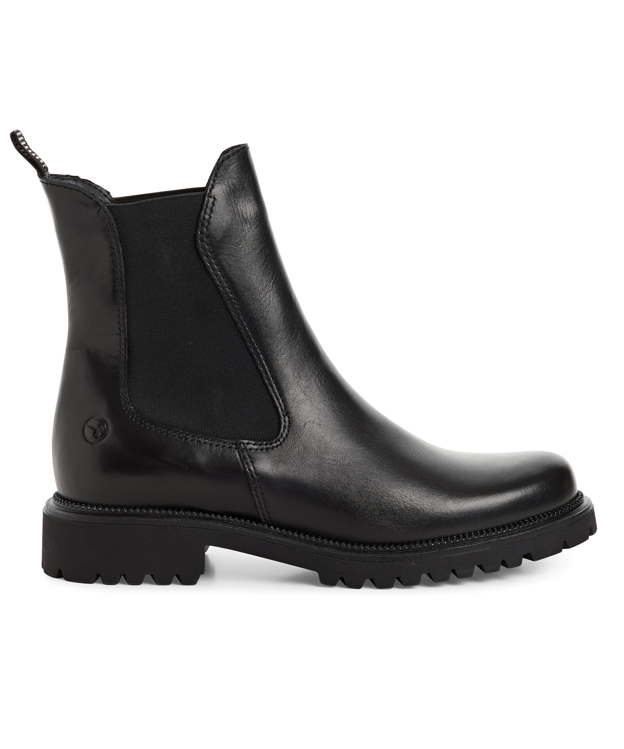 Stivali Chelsea Tamaris Donna 1-25427-41 - Con Plantare Touchit E Tacco 30 Mm - Pelle Scamosciata Urbana
